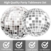 Fashion Disco Ball Paper Party Tableware main image 4