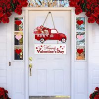 Valentine's Day Cute Letter Wood Hanging Ornaments main image 3