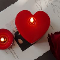Valentine's Day Romantic Heart Shape Paraffin Scented Candle main image 3
