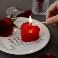 Valentine's Day Romantic Heart Shape Paraffin Scented Candle main image 2