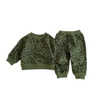 Streetwear Animal Leopard Cotton Boys Clothing Sets main image 3