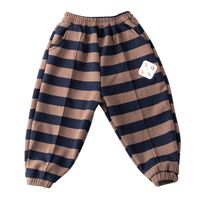 Streetwear Stripe Cotton Blend Boys Pants main image 5