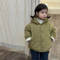 Sports Solid Color Cotton Boys Outerwear sku image 2