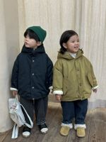 Sports Solid Color Cotton Boys Outerwear main image 2