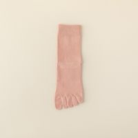 Women's Simple Style Solid Color Cotton Crew Socks A Pair sku image 5