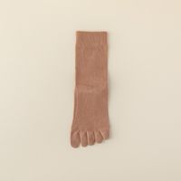 Women's Simple Style Solid Color Cotton Crew Socks A Pair sku image 7