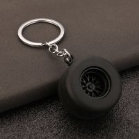 Einfacher Stil Farbblock Kieselgel Unisex Taschenanhänger Schlüsselbund sku image 4