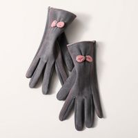 Women's Simple Style Commute Solid Color Gloves 1 Pair sku image 1