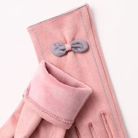 Women's Simple Style Commute Solid Color Gloves 1 Pair main image 4