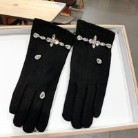 Frau Preppy-stil Japanischer Stil Süss Einfarbig Handschuhe 1 Paar sku image 1