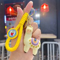 Cute Animal Silica Gel Women's Bag Pendant Keychain sku image 1
