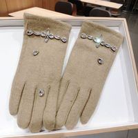 Frau Preppy-stil Japanischer Stil Süss Einfarbig Handschuhe 1 Paar sku image 3