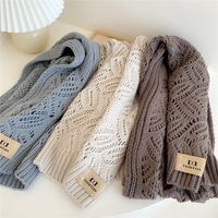 Women's Simple Style Commute Solid Color Polyester Scarf main image 2