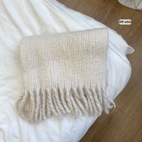 Women's Simple Style Solid Color Acrylic Scarf sku image 3