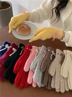 Women's Preppy Style Sweet Solid Color Gloves 1 Pair main image 4