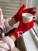 Women's Preppy Style Sweet Solid Color Gloves 1 Pair main image 3