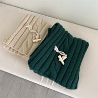 Women's Cute Sweet Solid Color Acrylic Scarf main image 3