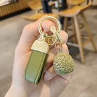Cute Fruit Pu Leather Unisex Bag Pendant Keychain sku image 12