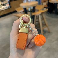 Cute Fruit Pu Leather Unisex Bag Pendant Keychain sku image 28
