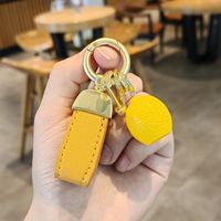 Cute Fruit Pu Leather Unisex Bag Pendant Keychain sku image 25