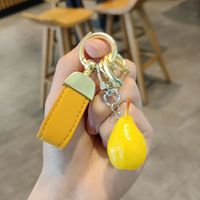 Cute Fruit Pu Leather Unisex Bag Pendant Keychain sku image 15