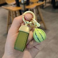 Cute Fruit Pu Leather Unisex Bag Pendant Keychain sku image 19