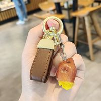 Cute Fruit Pu Leather Unisex Bag Pendant Keychain sku image 31