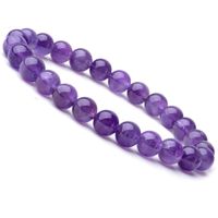 Ethnic Style Solid Color Natural Stone Agate Beaded Bracelets main image 5