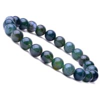 Ethnic Style Solid Color Natural Stone Agate Beaded Bracelets sku image 7