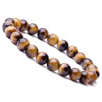 Ethnic Style Solid Color Natural Stone Agate Beaded Bracelets sku image 6
