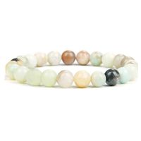 Simple Style Solid Color Natural Stone Beaded Bracelets sku image 9