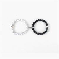 Simple Style Solid Color Natural Stone Beaded Bracelets sku image 5