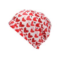 Unisex Cute Heart Shape Eaveless Beanie Hat sku image 5