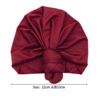 Women's Basic Solid Color Eaveless Beanie Hat main image 3