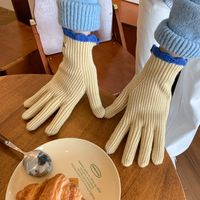 Women's Basic Solid Color Gloves A Pair sku image 5