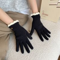 Women's Basic Solid Color Gloves A Pair main image 1