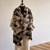 Women's Simple Style Geometric Polyester Scarf main image 6