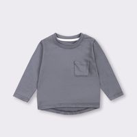 Simple Style Solid Color Regenerated Cellulose Fiber T-shirts & Shirts sku image 20