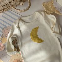 Casual Moon Cotton Baby Rompers sku image 5