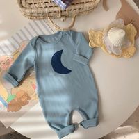 Casual Moon Cotton Baby Rompers sku image 11