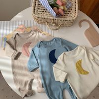 Casual Moon Cotton Baby Rompers main image 1