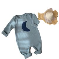Casual Moon Cotton Baby Rompers main image 4