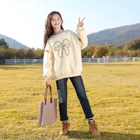 Simple Style Letter Cotton Hoodies & Sweaters main image 4