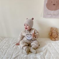 Simple Style Cartoon Cotton Baby Clothing Sets main image 3