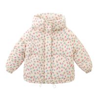 Simple Style Sports Flower Polyester Girls Outerwear sku image 3