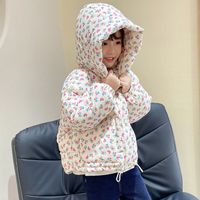Simple Style Sports Flower Polyester Girls Outerwear main image 4