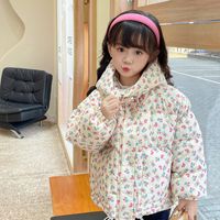 Simple Style Sports Flower Polyester Girls Outerwear main image 3