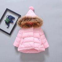 Simple Style Solid Color Polyester Girls Outerwear main image 1