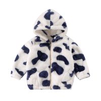 Casual Round Dots Abstract Solid Color Polyester Girls Outerwear main image 2