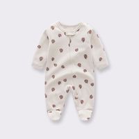 Casual Solid Color Cotton Baby Rompers sku image 7